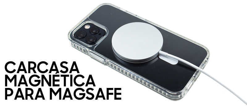 Combo Cargador Inalambrico Qi + Funda Magnetica Para iPhone